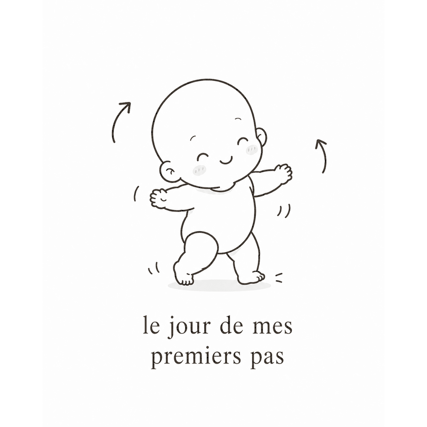 Le repère souvenir « le jour de mes premiers pas »